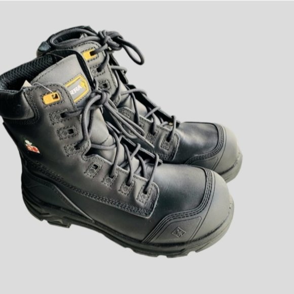Terra Shoes Terra Footwear Vrtx Series Black Composite Goretex Work